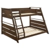 Holden Twin Over Full Bunk Bed in Walnut Finish by Coaster - 460593 - Image 3 of 0