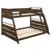 Holden Twin Over Full Bunk Bed in Walnut Finish by Coaster - 460593 - Image 4 of 0
