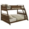 Holden Twin Over Full Bunk Bed in Walnut Finish by Coaster - 460593 - Image 5 of 0