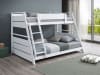 Holden Twin Over Full Bunk Bed in White Finish by Coaster - 460593WHT - Image 1 of 0