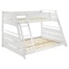 Holden Twin Over Full Bunk Bed in White Finish by Coaster - 460593WHT - Image 4 of 0
