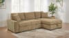 Pastrana Sleeper Sectional Sofa with RAF Chaise in Camel Fabric by Coaster - 500348 - Image 1 of 0