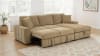 Pastrana Sleeper Sectional Sofa with RAF Chaise in Camel Fabric by Coaster - 500348 - Image 2 of 0
