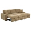 Pastrana Sleeper Sectional Sofa with RAF Chaise in Camel Fabric by Coaster - 500348 - Image 5 of 0