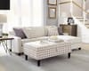 Mcloughlin Sectional in Cream Fabric by Coaster - 501840 - Image 1 of 0