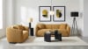 Aleisha 2 Piece Sofa Set in Mustard Yellow Finish by Coaster - 503061-S2 - Image 1 of 0