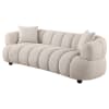 Whitney Upholstered Sofa in Channel Tufted Woven Fabric by Coaster - 503721 - Image 4 of 0