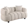 Whitney Upholstered Loveseat in Channel Tufted Woven Fabric by Coaster - 503722 - Image 2 of 0