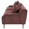 Elizabeth Corduroy Upholstered Extra Long Sofa in Wine Red by Coaster - COA-503957 - Image 5 of 0