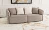 Townsend Upholstered Rolled Arm Sofa in Latte Chenille Finish by Coaster - COA-504754 - Image 3 of 0