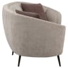 Ellorie Channel Back Curved Loveseat in Soft Beige Upholstery by Coaster - COA-504838 - Image 4 of 0