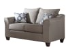 Salizar Loveseat in Grey Linen Like Fabric by Coaster - 506022 - Image 2 of 0