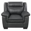 Arabella Sofa in Grey Leatherette Upholstery by Coaster - 506591 - Image 5 of 0