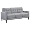 Bowen 2 Piece Sofa Set in Grey Fabric by Coaster - 506781-S - Image 4 of 0