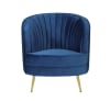 Sophia Chair in Blue Velvet by Coaster - 506863 - Image 1 of 0