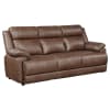 Ellington 2 Piece Upholstered Padded Arm Sofa Set in Dark Brown by Coaster - COA-508281-S - Image 3 of 0