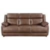 Ellington 2 Piece Upholstered Padded Arm Sofa Set in Dark Brown by Coaster - COA-508281-S - Image 4 of 0