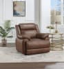 Ellington Upholstered Padded Arm Accent Chair in Dark Brown by Coaster - COA-508283 - Image 1 of 0