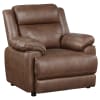 Ellington Upholstered Padded Arm Accent Chair in Dark Brown by Coaster - COA-508283 - Image 2 of 0