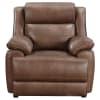 Ellington Upholstered Padded Arm Accent Chair in Dark Brown by Coaster - COA-508283 - Image 3 of 0