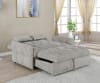 Cotswold Beige Chenille Sleeper Sofa Bed by Coaster - 508307 - Image 3 of 0
