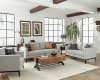 Apperson Sofa in Light Grey Woven Fabric by Coaster - 508681 - Image 2 of 0