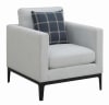 Apperson Sofa in Light Grey Woven Fabric by Coaster - 508681 - Image 4 of 0