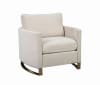 Corliss 2 Piece Sofa Set in Beige Chenille Upholstery by Coaster - 508821-S - Image 5 of 0