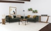 Jade 2 Piece Chenille Upholstered Sofa Set in Green by Coaster - COA-509131-S - Image 1 of 0