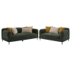 Jade 2 Piece Chenille Upholstered Sofa Set in Green by Coaster - COA-509131-S - Image 2 of 0
