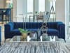 Chalet 2 Piece Sofa Set in Blue Velvet by Coaster - 509211-S - Image 2 of 0