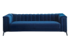 Chalet 2 Piece Sofa Set in Blue Velvet by Coaster - 509211-S - Image 5 of 0