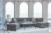 Mccord Sectional in Dark Grey Chenille Upholstery by Coaster - 509347 - Image 1 of 0