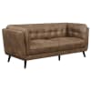 Thatcher Sofa in Brown Microfiber by Coaster - 509421 - Image 2 of 0