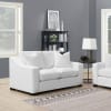 Ashlyn Loveseat in White Fabric by Coaster - 509892 - Image 1 of 0