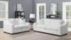 Ashlyn Loveseat in White Fabric by Coaster - 509892 - Image 2 of 0