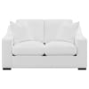 Ashlyn Loveseat in White Fabric by Coaster - 509892 - Image 5 of 0
