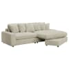 Blaine 2 Piece Reversible Sectional Sofa in Sand Fabric by Coaster - 509899 - Image 5 of 0