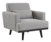Blake 2 Piece Sofa Set in Sharkskin Fabric Upholstery by Coaster - 511121-S - Image 4 of 0