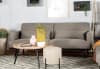 Blake 2 Piece Sofa Set in Sharkskin Fabric Upholstery by Coaster - 511121-S - Image 5 of 0