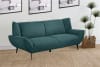 Acton 2 Piece Upholstered Flared Arm Sofa Set in Teal Blue by Coaster - COA-511161-S - Image 3 of 0