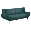 Acton 2 Piece Upholstered Flared Arm Sofa Set in Teal Blue by Coaster - COA-511161-S - Image 4 of 0