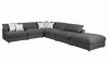Serene Charcoal Linen Blend Fabric BUILD YOUR OWN Sectional by Coaster - 551324-B - Image 2 of 0