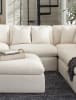 Hobson 5 Piece Sectional in Off White Linen Like Fabric by Coaster - 551451-5 - Image 3 of 0