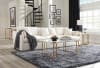 Hobson 5 Piece Sectional in Off White Linen Like Fabric by Coaster - 551451-5 - Image 4 of 0