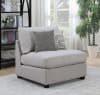 Cambria 4 Piece Sectional in Grey Fabric Upholstery by Coaster - 551511-4 - Image 3 of 0