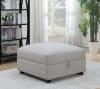Cambria 4 Piece Sectional in Grey Fabric Upholstery by Coaster - 551511-4 - Image 5 of 0