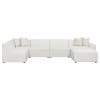 Freddie Pearl Performance Fabric 6 Piece Sectional by Coaster - 551641-SETR - Image 2 of 0