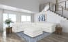 Raleigh 5 Piece Boucle Upholstered Modular Sectional Sofa in Ivory Boucle Fabric and Black by Coaster - COA-551751-5 - Image 3 of 0