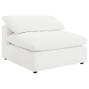 Raleigh 5 Piece Boucle Upholstered Modular Sectional Sofa in Ivory Boucle Fabric and Black by Coaster - COA-551751-5 - Image 5 of 0